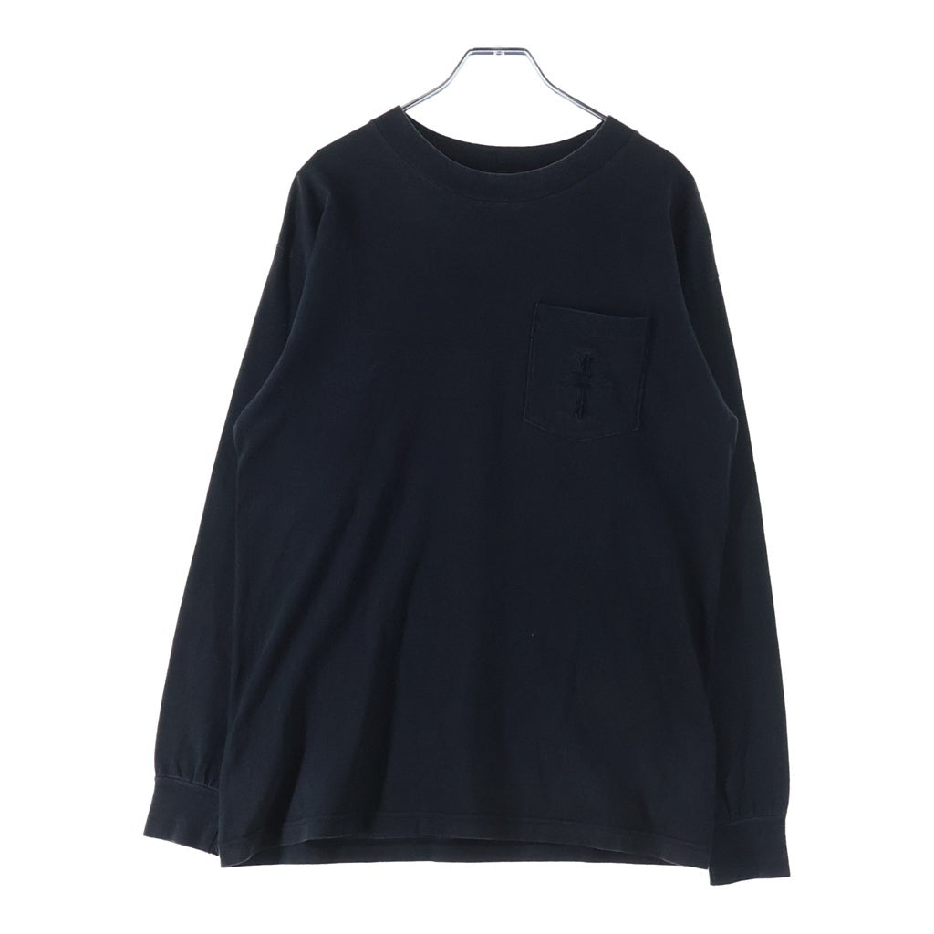 CHROME HEARTS(クロムハーツ) OLD L/S オールド 胸CHクロス刺繍 長袖Tシャツカットソー
