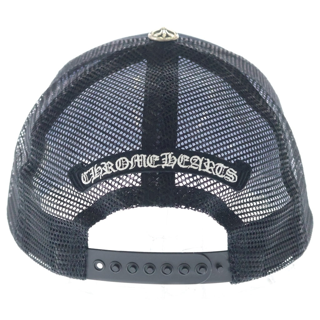 CHROME HEARTS(クロムハーツ) TRUCKER CAP トラッカーキャップ 3セメタリーレザーパッチメッシュキャップ
