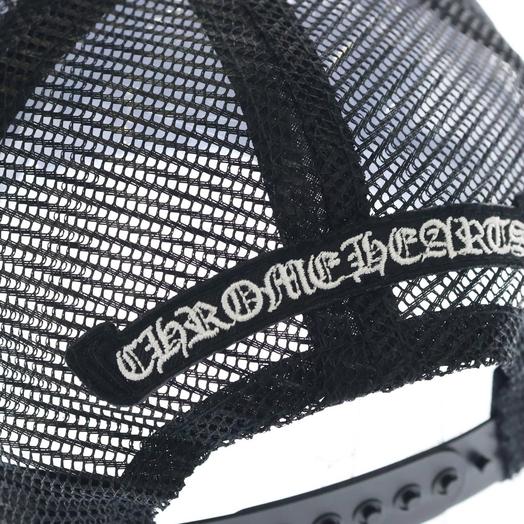 CHROME HEARTS(クロムハーツ) TRUCKER CAP トラッカーキャップ 3セメタリーレザーパッチメッシュキャップ