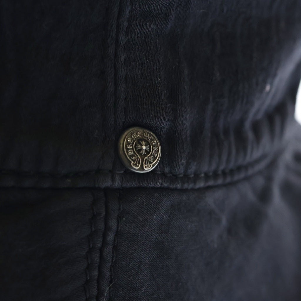 CHROME HEARTS(クロムハーツ) ヴァインダガー総柄プリント コットンバケットハット