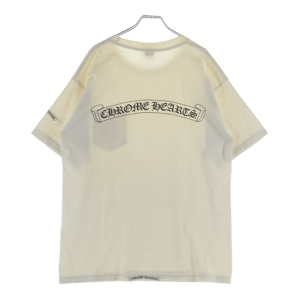 CHROME HEARTS(クロムハーツ) OLD オールド ネックロゴヴァインダガー バックスクロールラベルプリント 半袖Tシャツカットソー