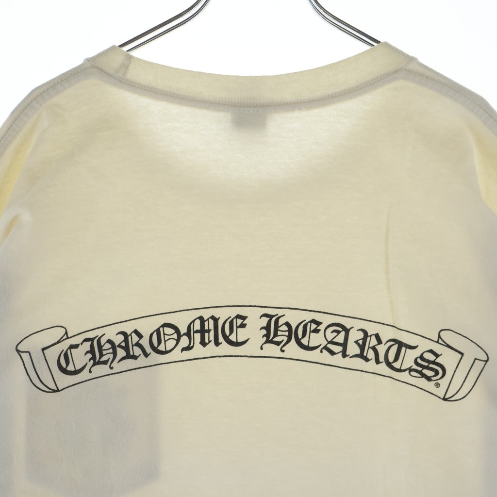 CHROME HEARTS(クロムハーツ) OLD オールド ネックロゴヴァインダガー バックスクロールラベルプリント 半袖Tシャツカットソー