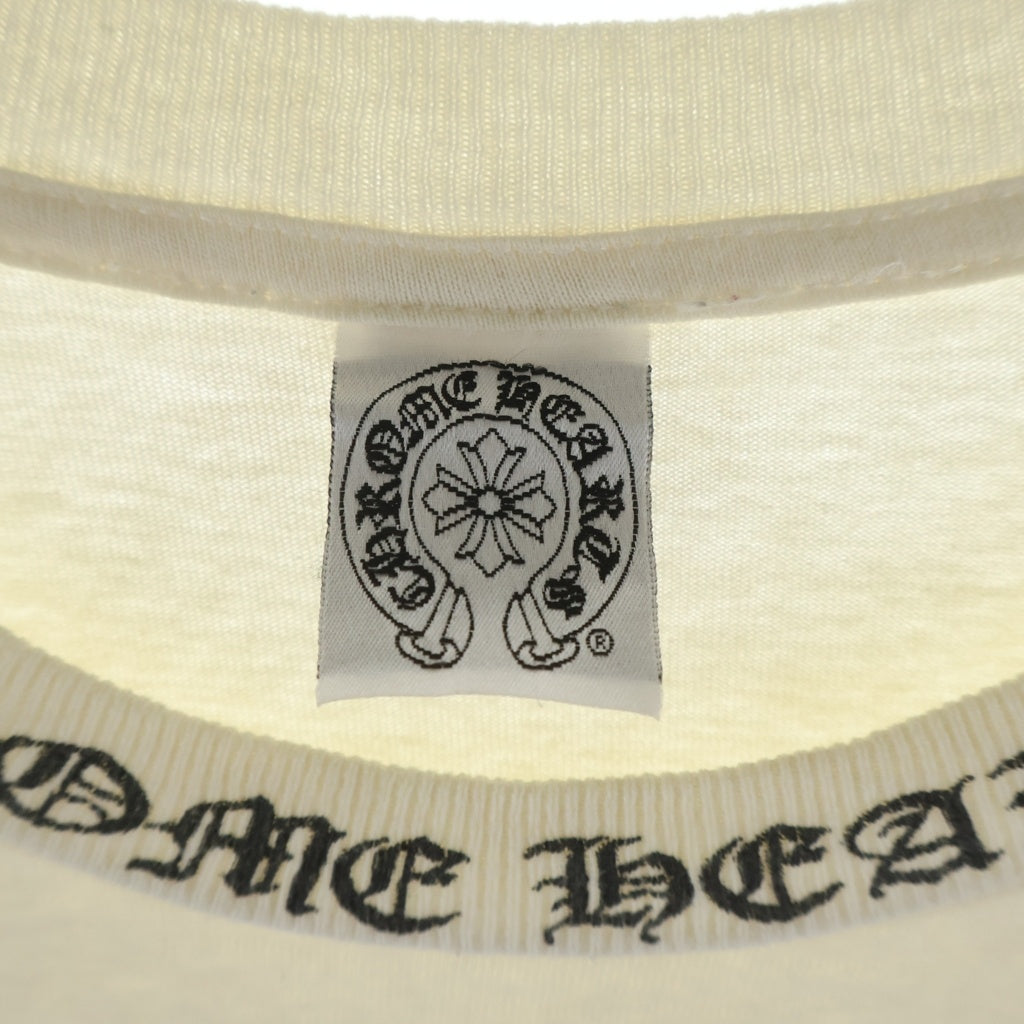 CHROME HEARTS(クロムハーツ) OLD オールド ネックロゴヴァインダガー バックスクロールラベルプリント 半袖Tシャツカットソー