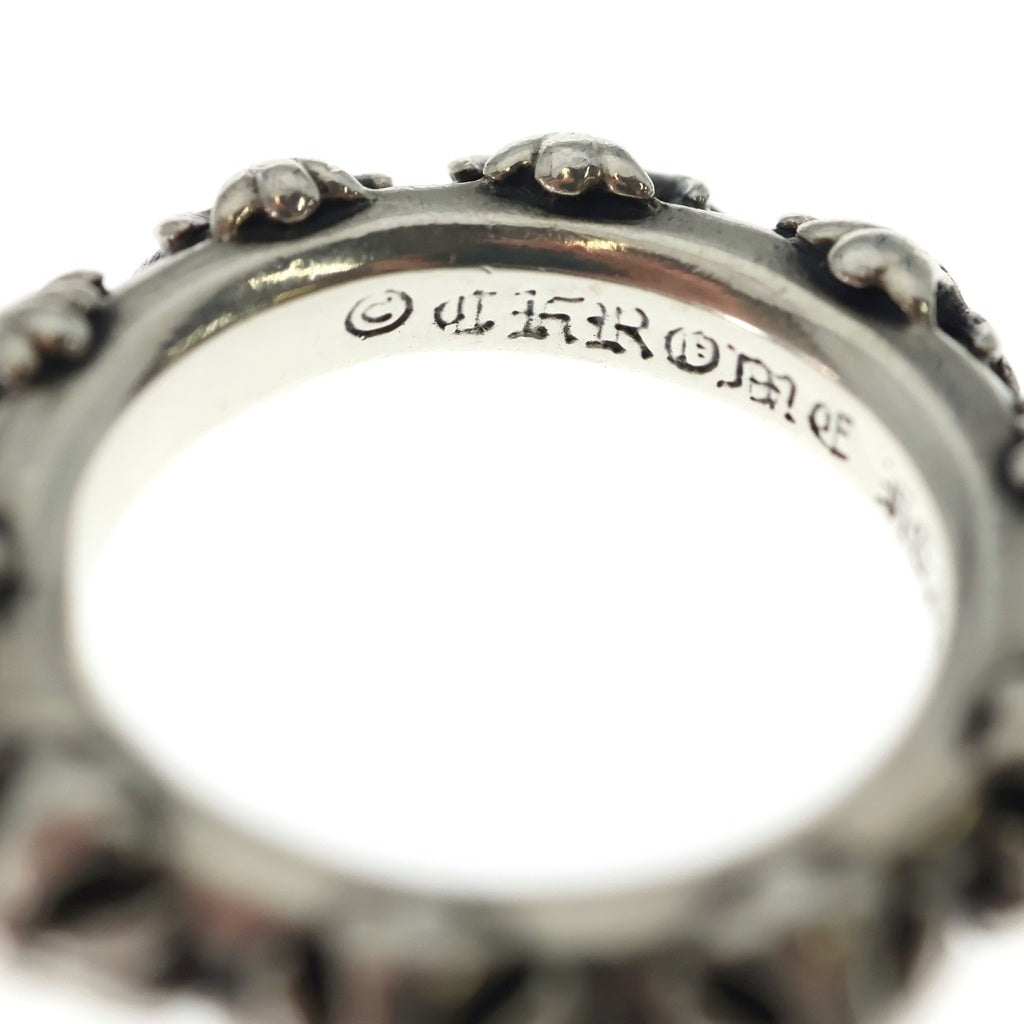 CHROME HEARTS(クロムハーツ) CROSS BAND クロスバンド リング シルバー BCA342 レディース