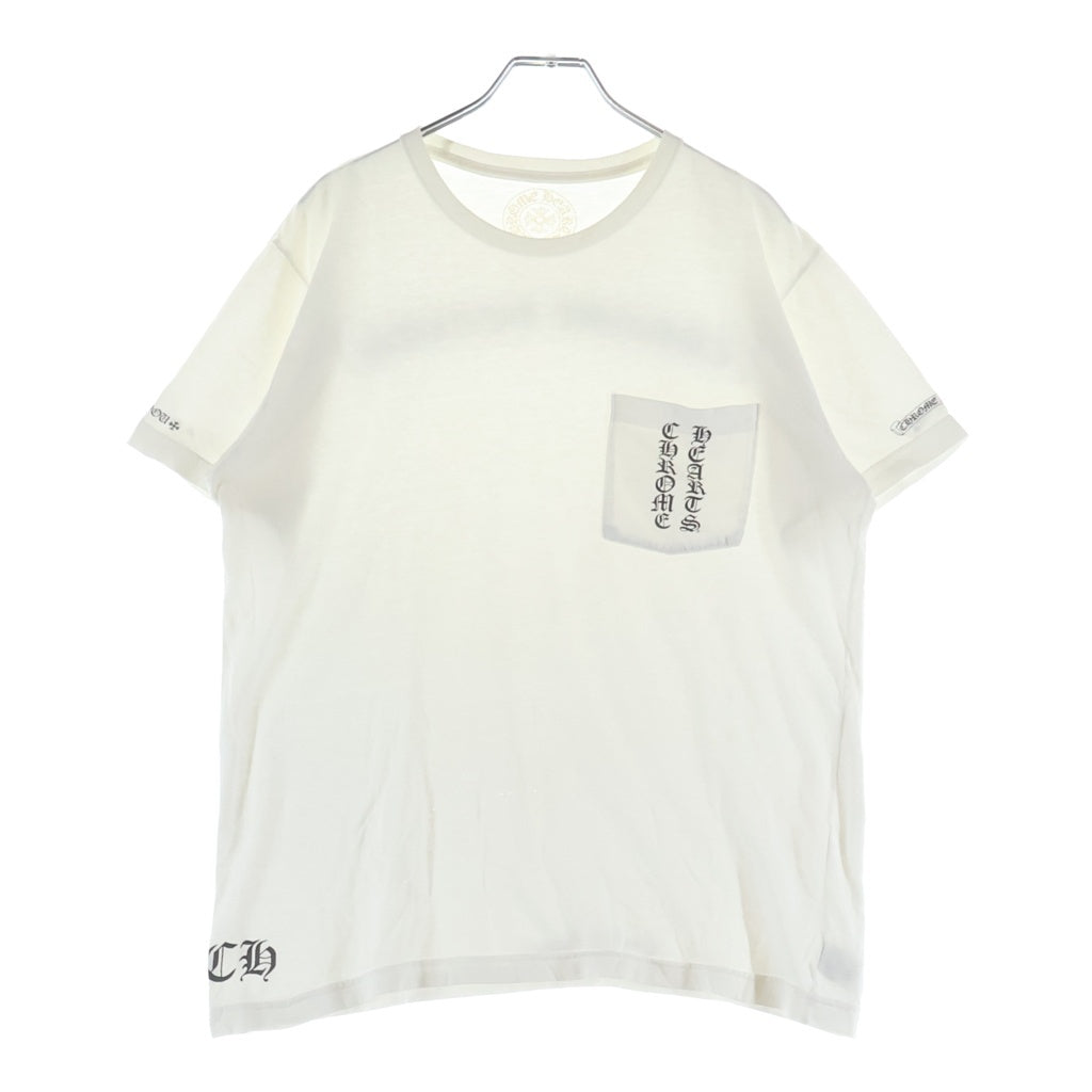 CHROME HEARTS(クロムハーツ) CH S/S TEE 英字ロゴバックスクロールラベルプリント 半袖Tシャツカットソー