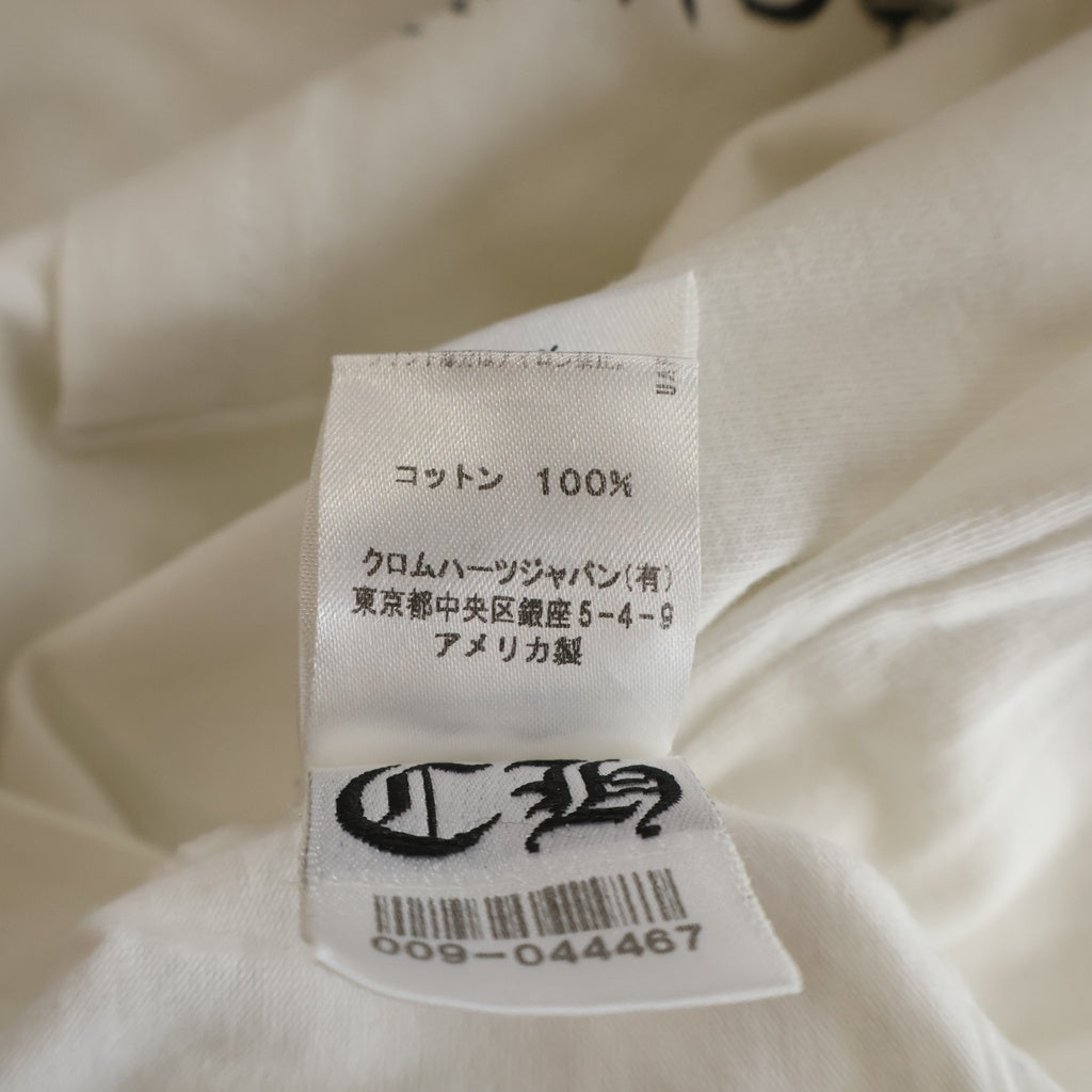 CHROME HEARTS(クロムハーツ) CH S/S TEE 英字ロゴバックスクロールラベルプリント 半袖Tシャツカットソー