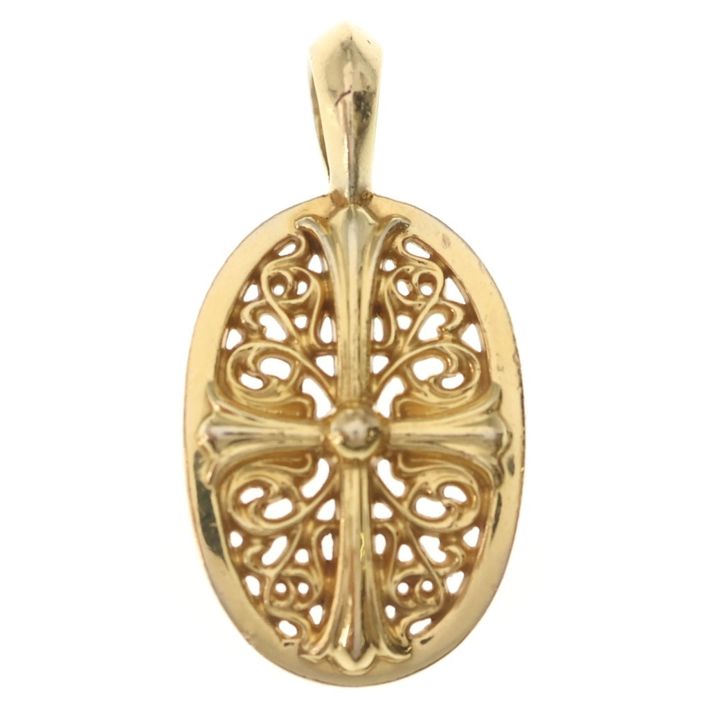 CHROME HEARTS(クロムハーツ) 22K CLSC OVAL クラシックオーバル ペンダントトップ ゴールド