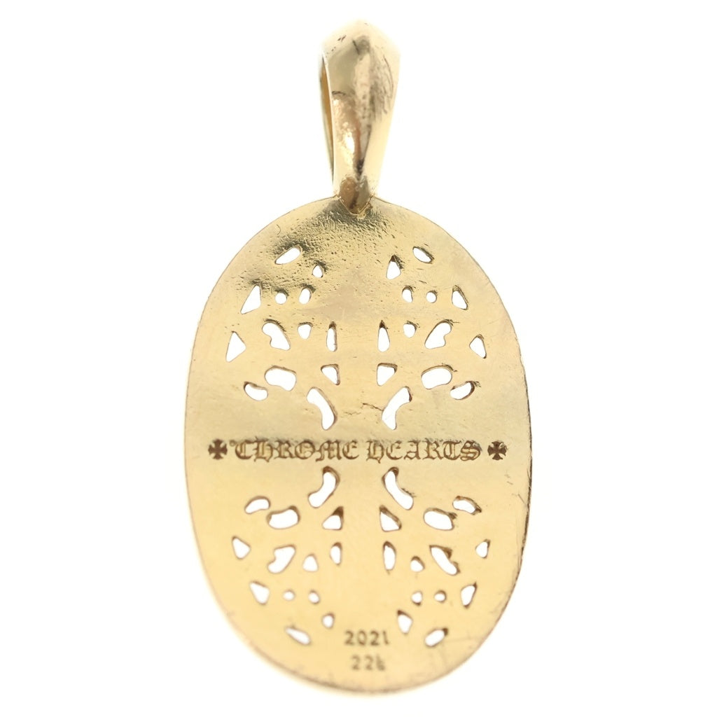 CHROME HEARTS(クロムハーツ) 22K CLSC OVAL クラシックオーバル ペンダントトップ ゴールド