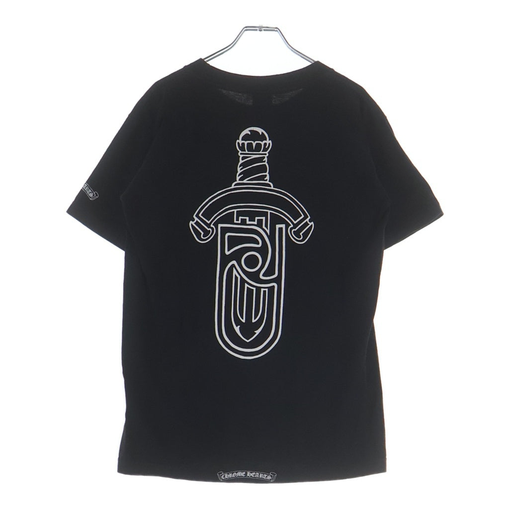 CHROME HEARTS(クロムハーツ) OLD ×UNITED ARROWS ユナイテッドアローズ ダガー クルーネック半袖Tシャツカットソー ブラック