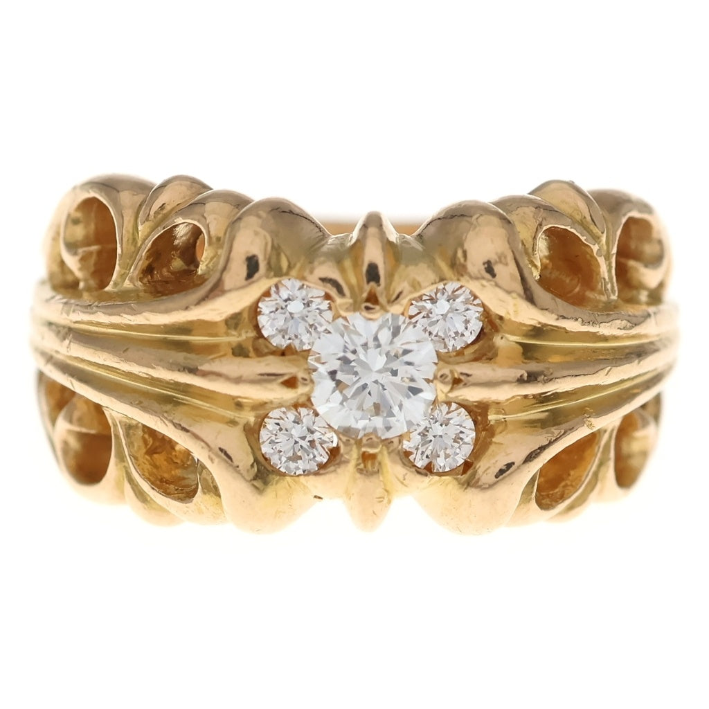 CHROME HEARTS(クロムハーツ) 22K K&T 5PT DIA 5ポイントダイヤ ゴールドリング