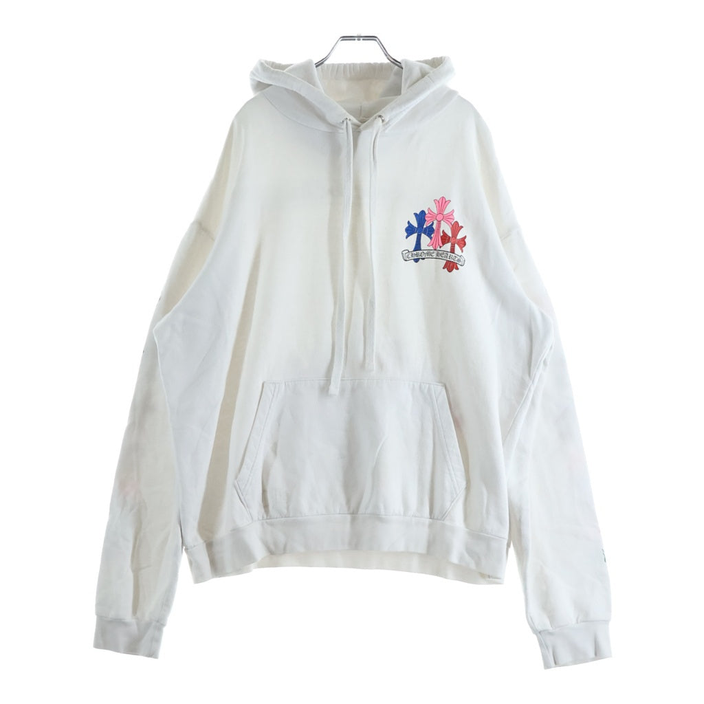 CHROME HEARTS(クロムハーツ) MLTCOL CEM CRS HD PLVR マルチカラーセメタリープリントプルオーバーパーカー