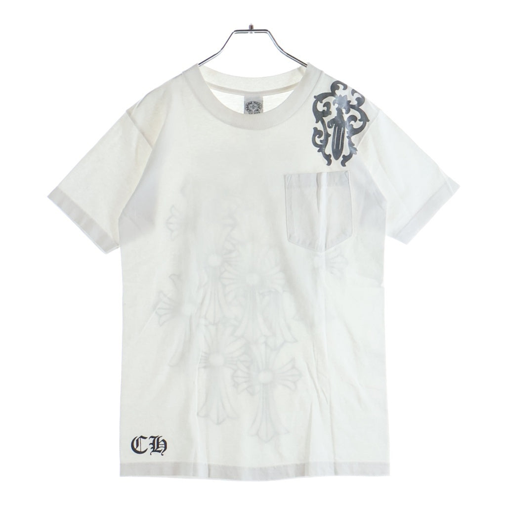 CHROME HEARTS(クロムハーツ) OLD バックセメタリークロスプリント 半袖Tシャツカットソー