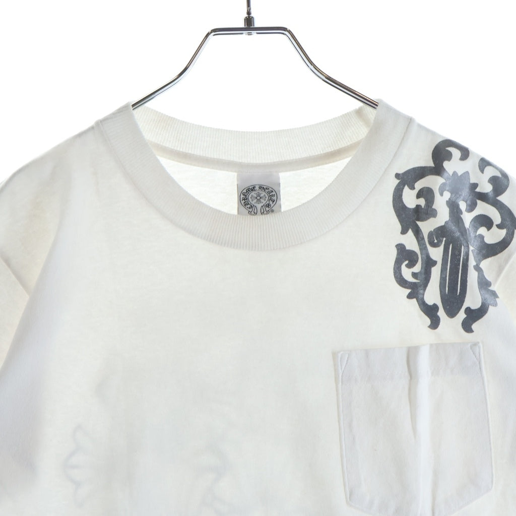 CHROME HEARTS(クロムハーツ) OLD バックセメタリークロスプリント 半袖Tシャツカットソー