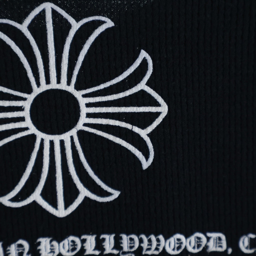 CHROME HEARTS(クロムハーツ) THERMAL L/S TEE バックCHプラスプリント サーマル長袖Tシャツカットソー