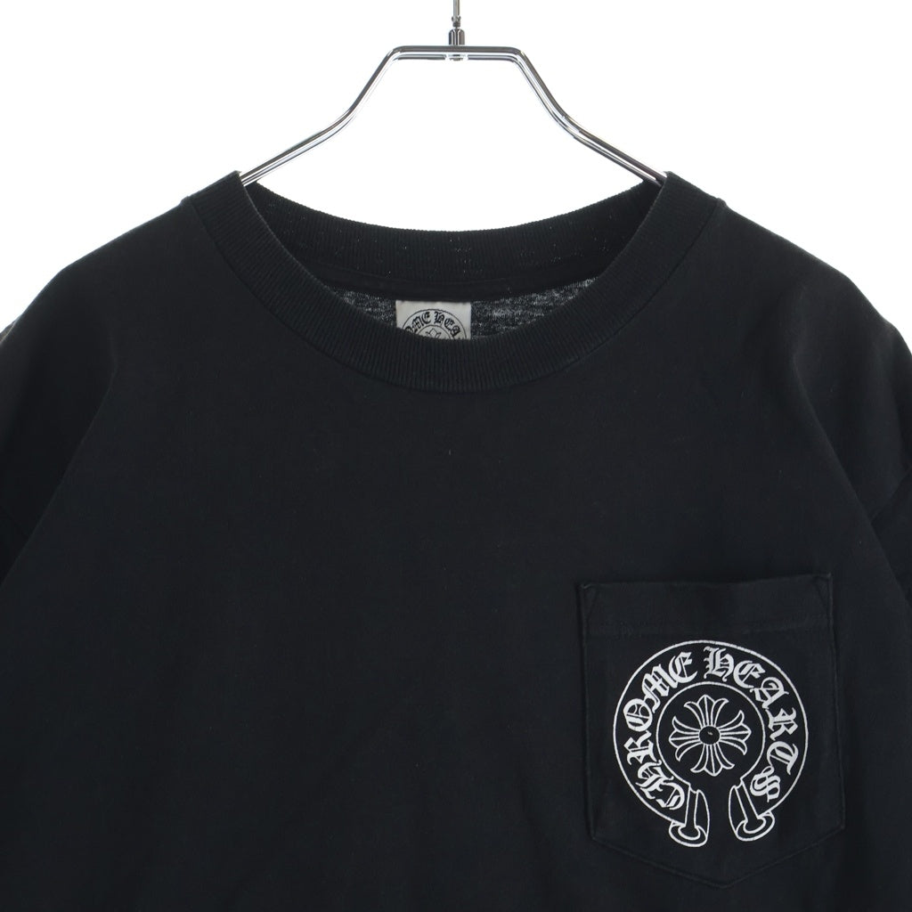 CHROME HEARTS(クロムハーツ) OLD オールド 香港限定 バックホースシュープリント 半袖Tシャツカットソー