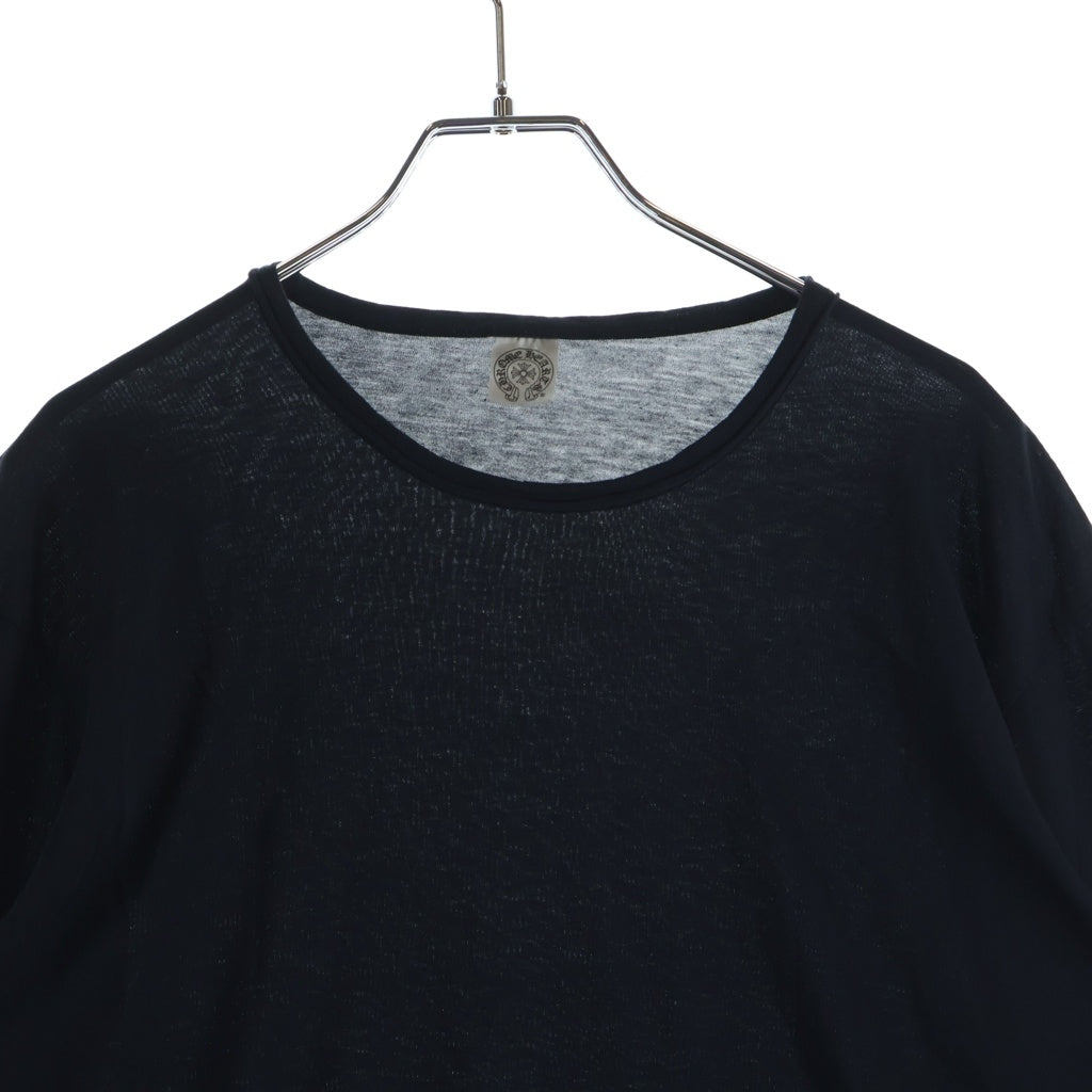 CHROME HEARTS(クロムハーツ) OLD 袖英字ロゴ バックスクロールラベルプリント長袖Tシャツカットソー