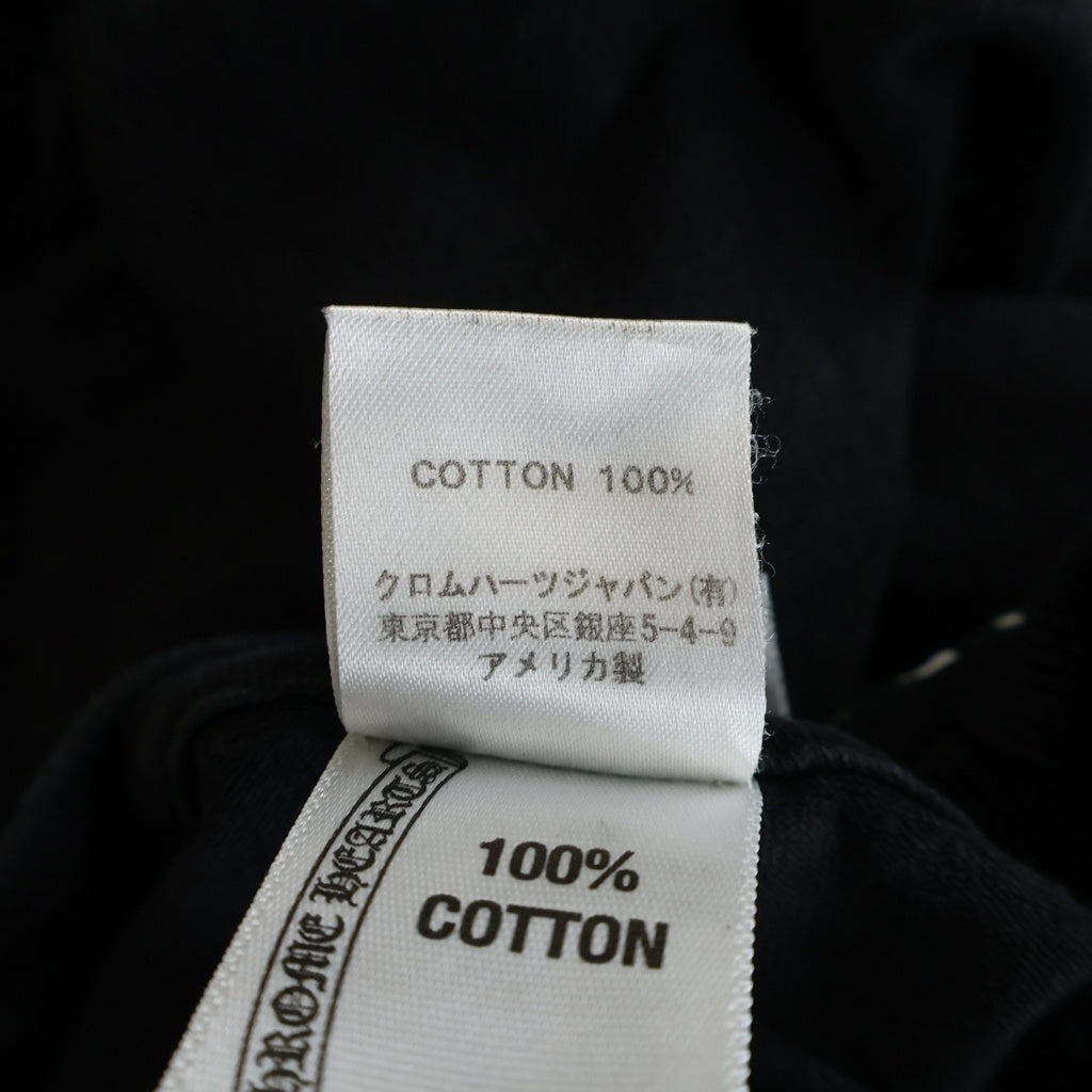 CHROME HEARTS(クロムハーツ) OLD S/S 袖CHクロス バックスクロールラベルプリント 半袖Tシャツカットソー