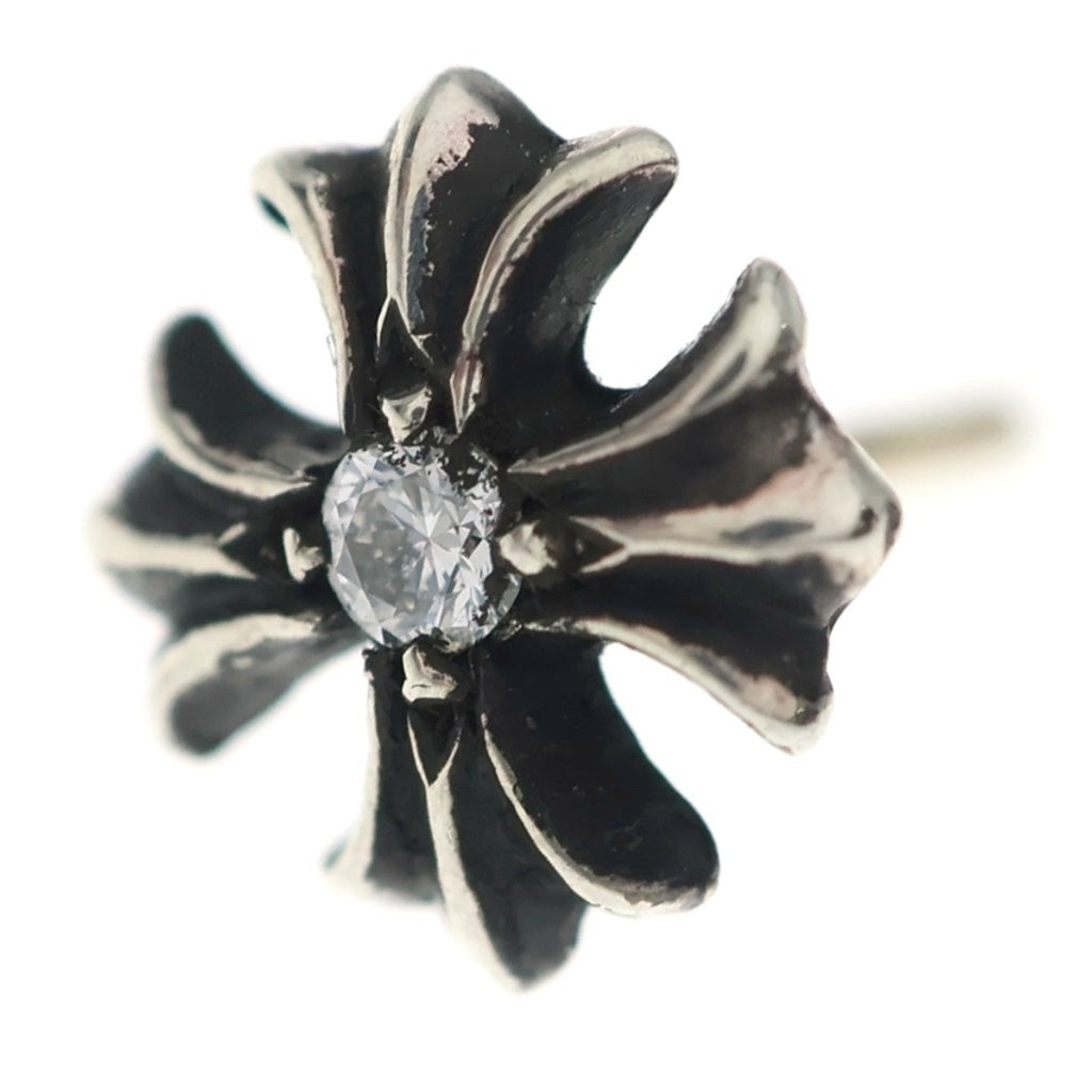 CHROME HEARTS(クロムハーツ) No2 CH PLS DIA CHプラス 1ダイヤ スタッドピアス シルバー BCA388