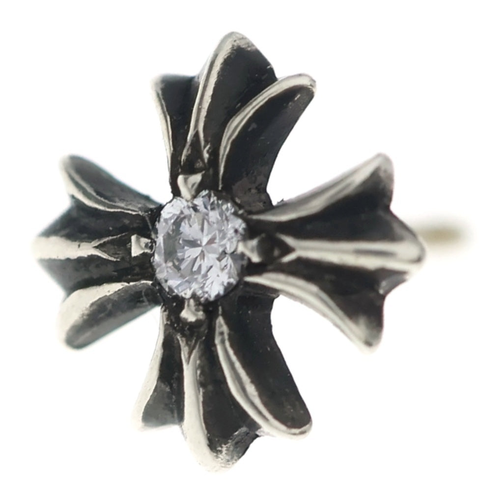 CHROME HEARTS(クロムハーツ) No2 CH PLS DIA CHプラス 1ダイヤ スタッドピアス シルバー BCA388
