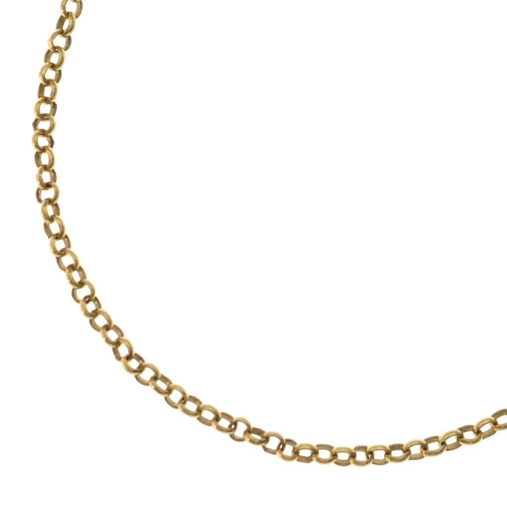 CHROME HEARTS(クロムハーツ) 22K NECKCHAIN R20 ロールチェーンネックレス 20inch ゴールド BCA011