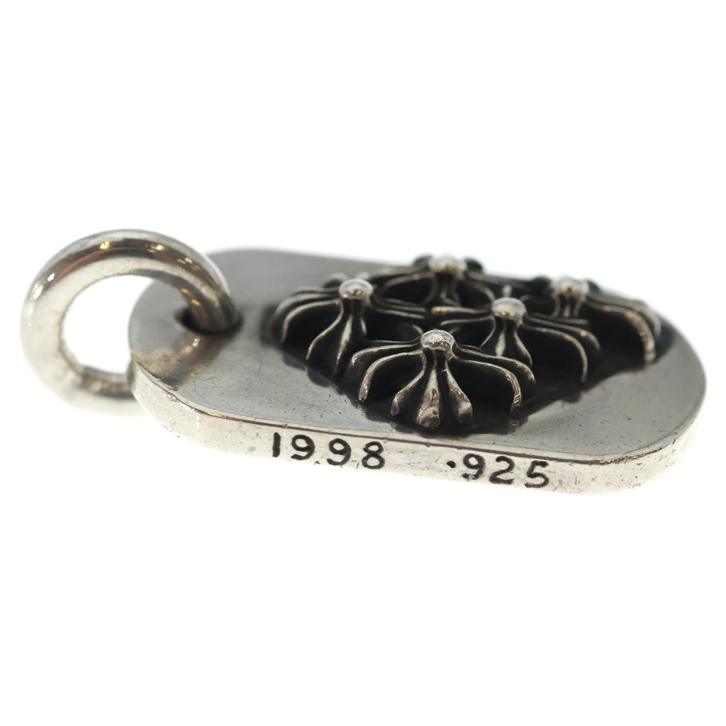 CHROME HEARTS(クロムハーツ) RAISED DOGTAG レイズドドッグタグ チャーム シルバーネックレストップ