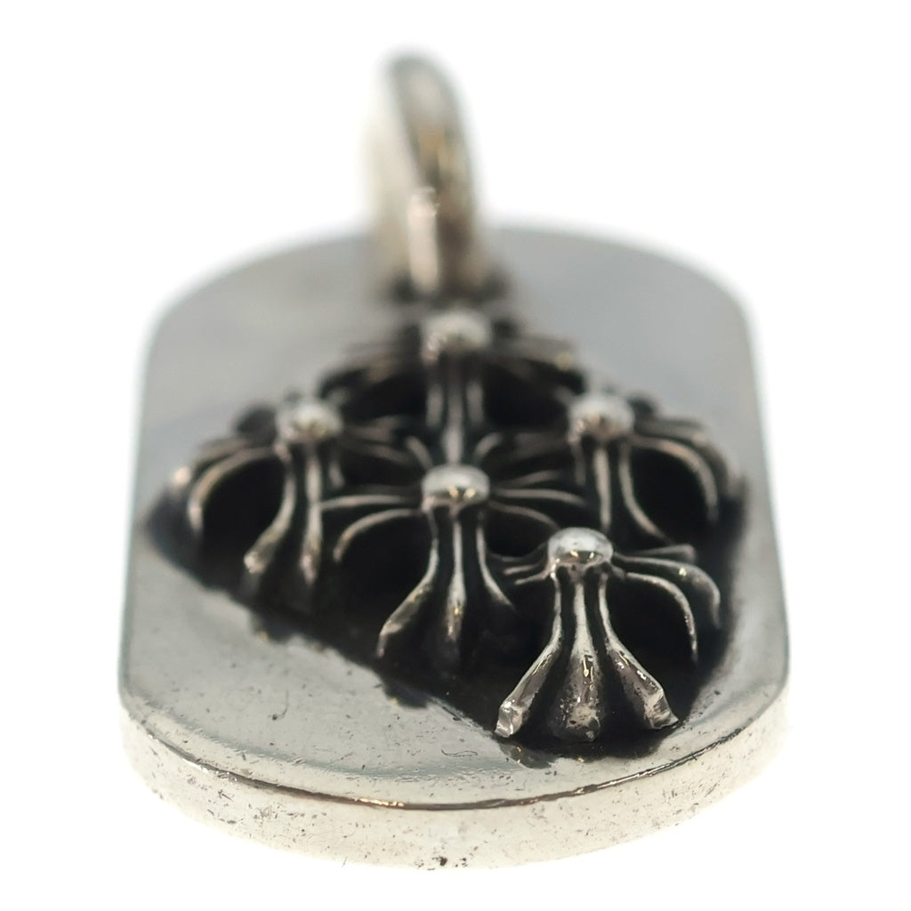 CHROME HEARTS(クロムハーツ) RAISED DOGTAG レイズドドッグタグ チャーム シルバーネックレストップ