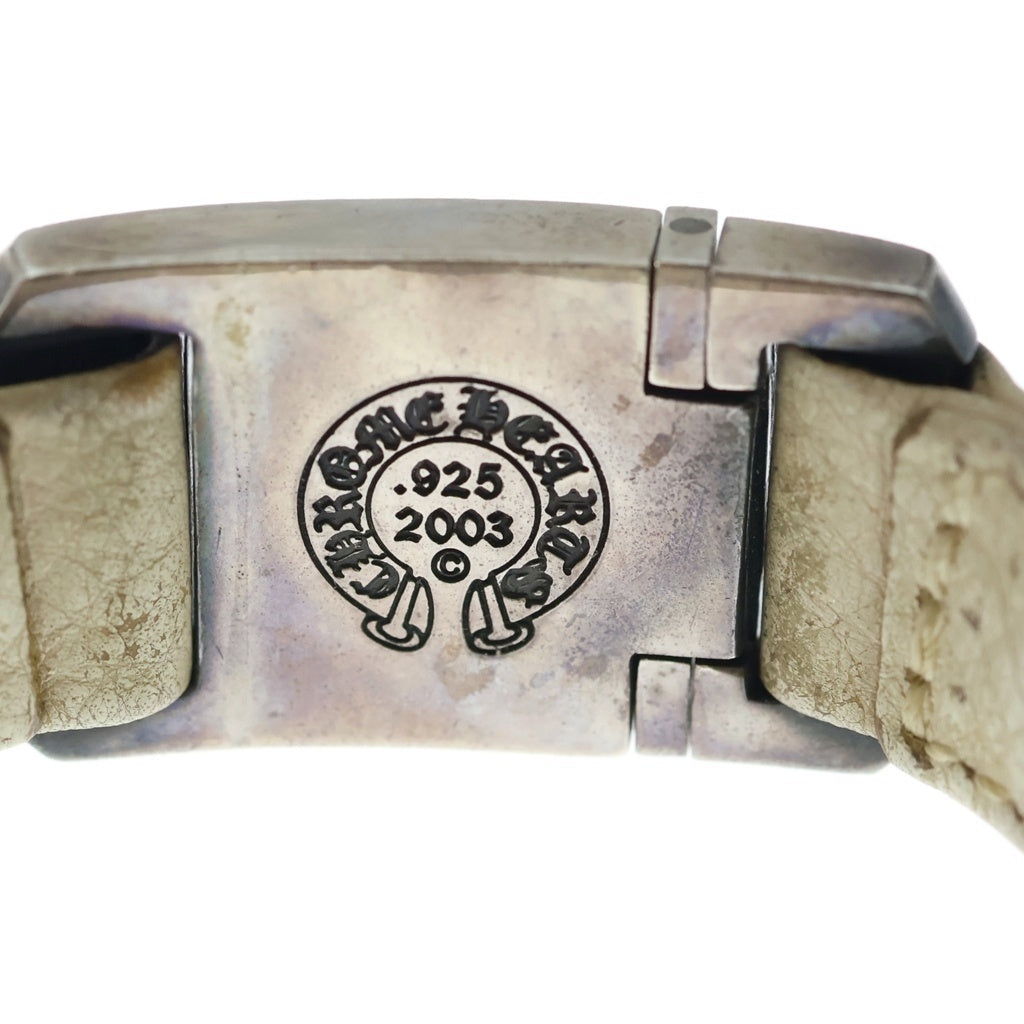CHROME HEARTS(クロムハーツ) HARNESS CLASP ハーネスクラスプ レザーブレスレット