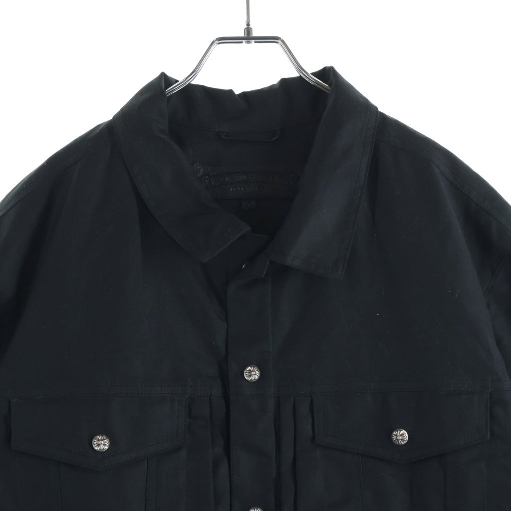 CHROME HEARTS(クロムハーツ) WHIPLASH クロスボールボタンオイル加工ジャケット