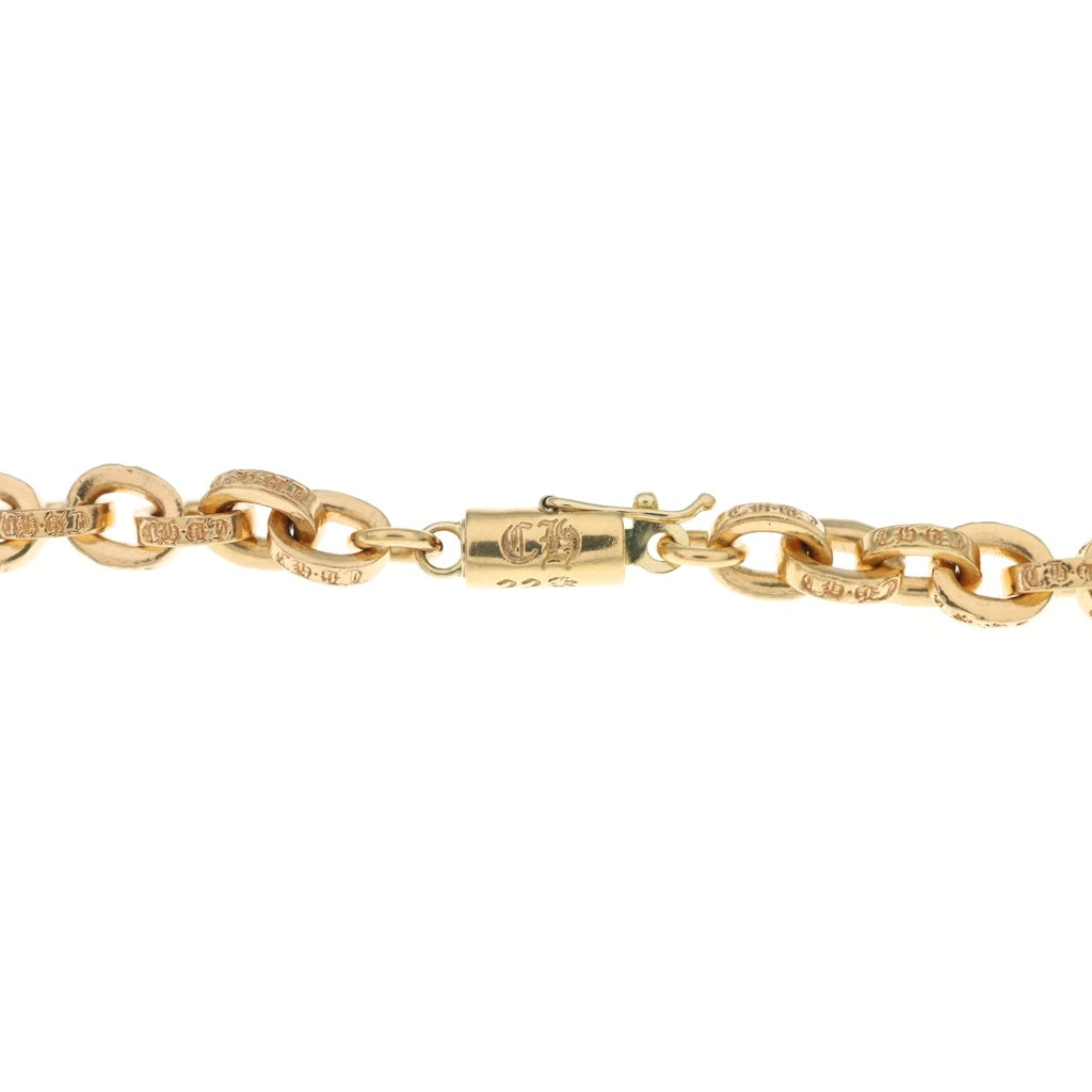 CHROME HEARTS(クロムハーツ) 22K PAPER CHAIN 24 ペーパーチェーン24inch ゴールドネックレス