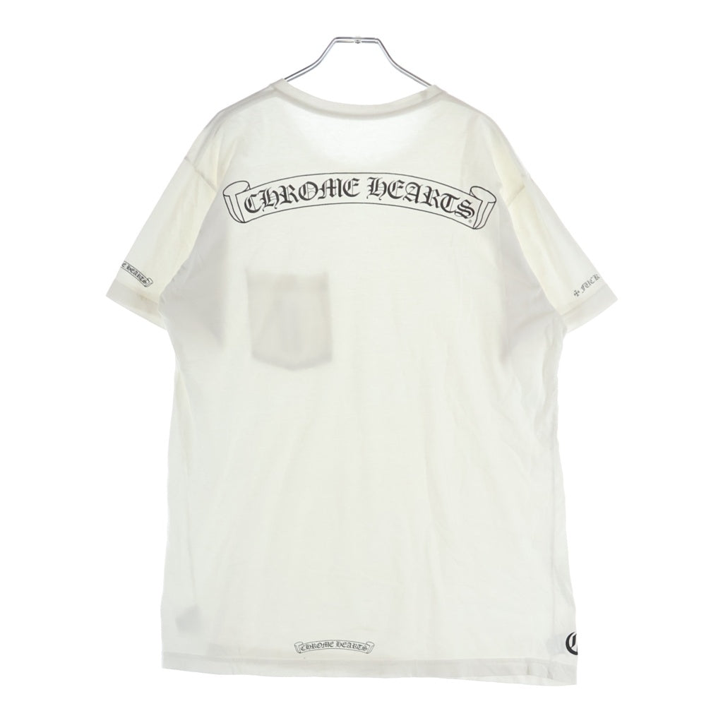 CHROME HEARTS(クロムハーツ) CH S/S バックスクロールラベルプリント 半袖Tシャツカットソー