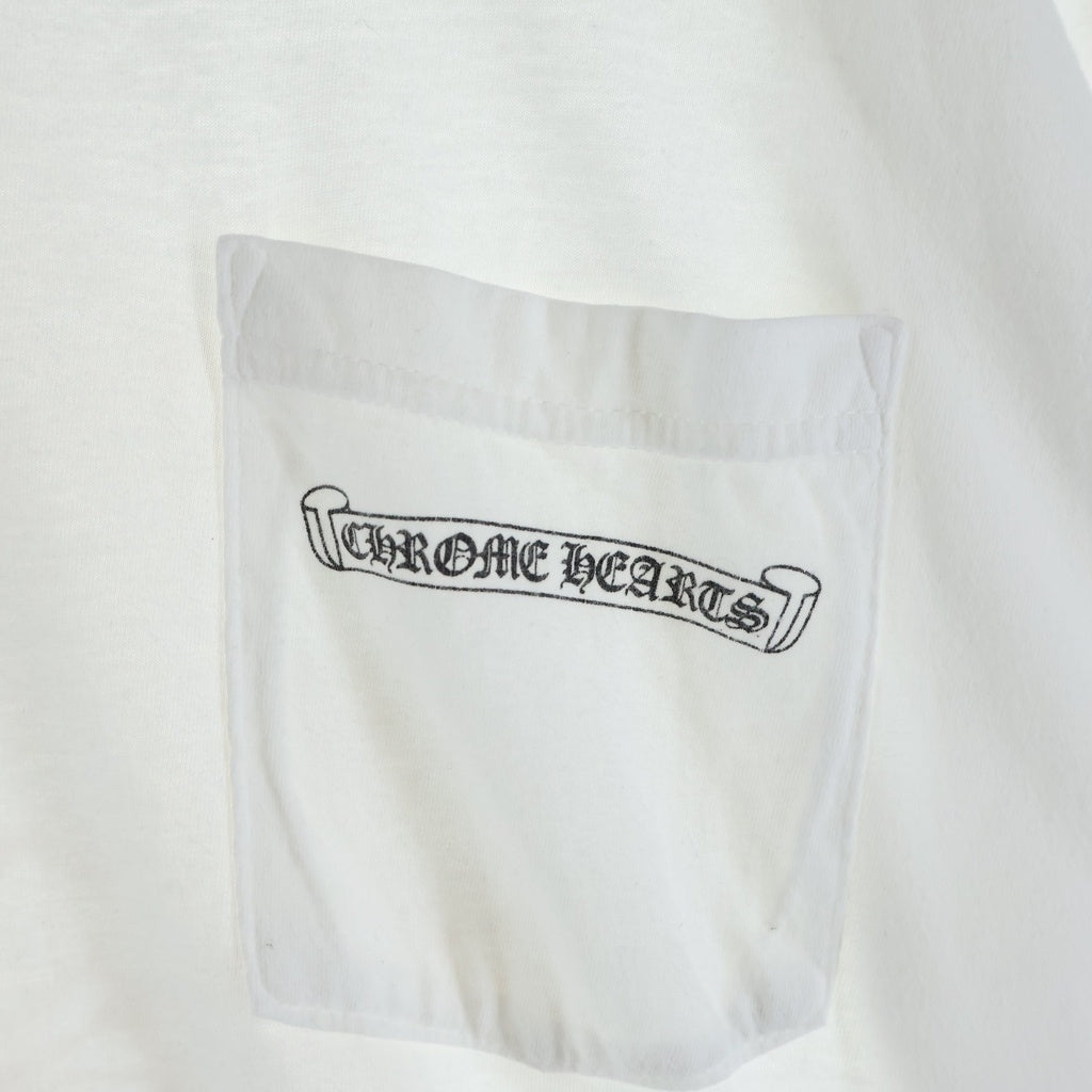 CHROME HEARTS(クロムハーツ) CH S/S バックセメタリークロスプリント 半袖Tシャツカットソー