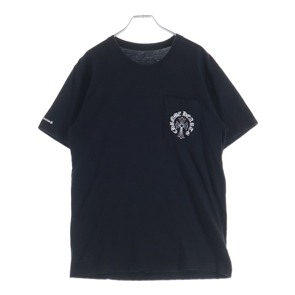 CHROME HEARTS(クロムハーツ) CH S/S バックCHクロスプリント 半袖Tシャツカットソー