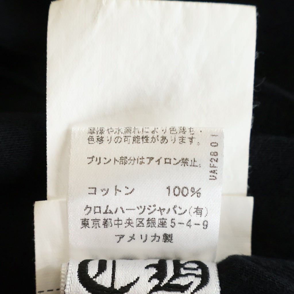 CHROME HEARTS(クロムハーツ) CH S/S バックCHクロスプリント 半袖Tシャツカットソー