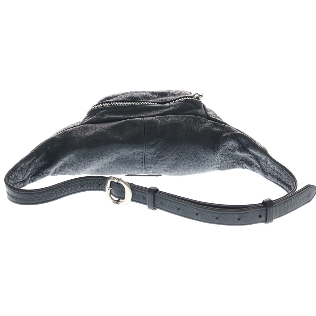 CHROME HEARTS(クロムハーツ) #1 SNAT PACK スナットパック ダガージップ ガンスリンガーベルト レザーウエストバッグ ブラック BCA378