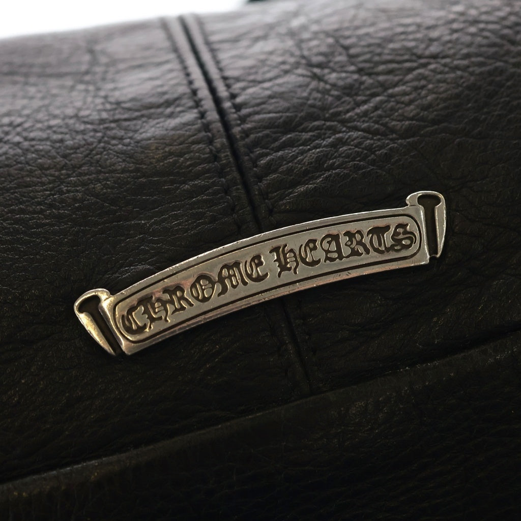 CHROME HEARTS(クロムハーツ) #1 SNAT PACK スナットパック ダガージップ ガンスリンガーベルト レザーウエストバッグ ブラック BCA378