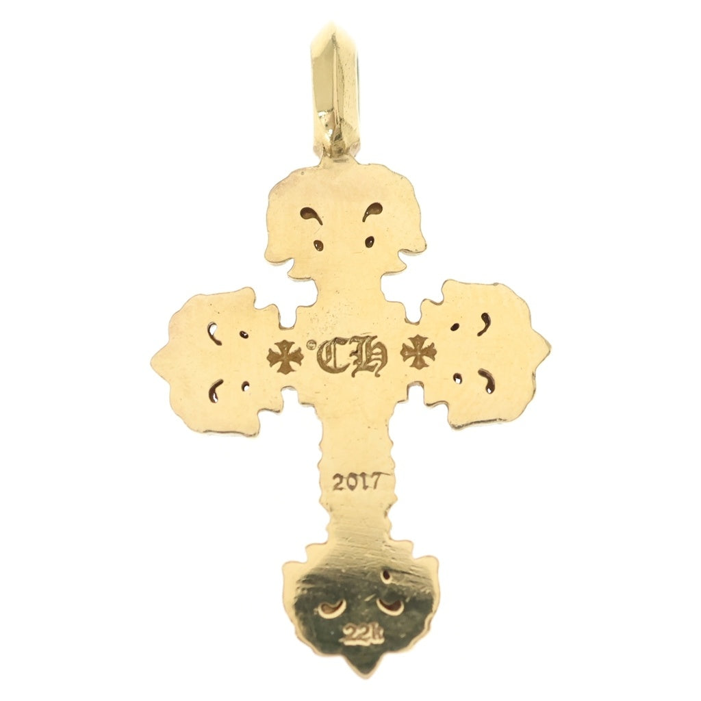 CHROME HEARTS(クロムハーツ) 22K FILIGREE TINY タイニーフィリグリークロス ペンダントトップ ゴールド BCA046