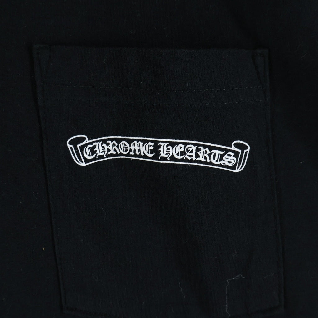 CHROME HEARTS(クロムハーツ) ARCH LOGO USA S/S TEE アーチロゴプリント クルーネック半袖Tシャツ カットソー ブラック
