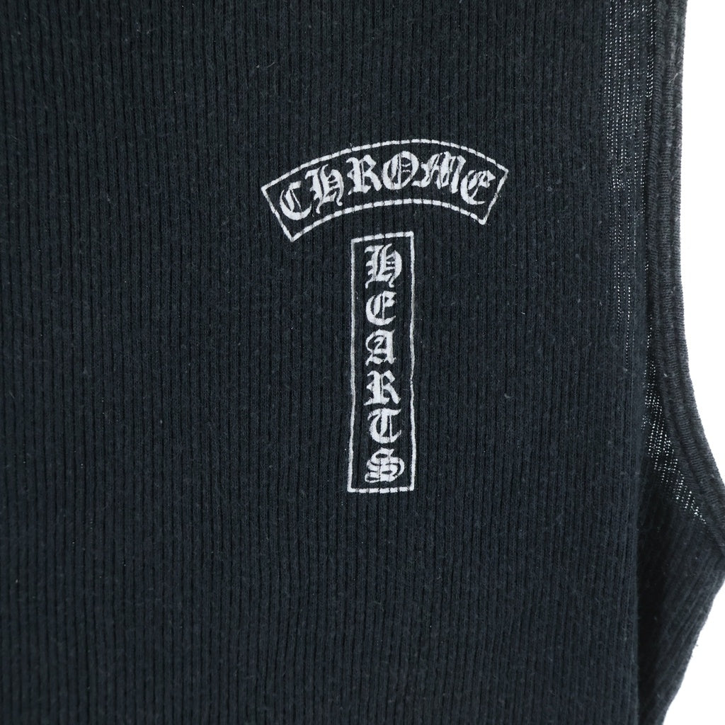 CHROME HEARTS(クロムハーツ) OLD TBAR オールド Tバー バックCHクロスプリント タンクトップ カットソー