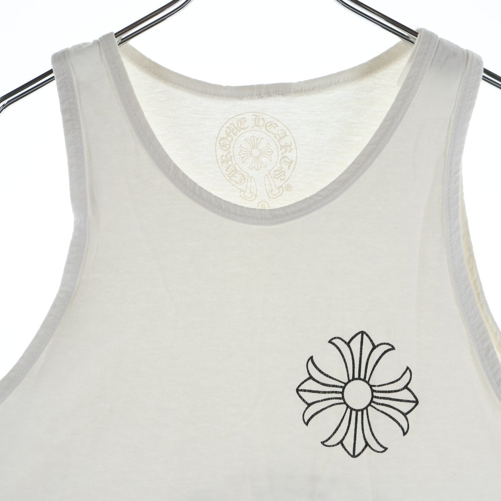 CHROME HEARTS(クロムハーツ) バックCHプラスプリント タンクトップ カットソー