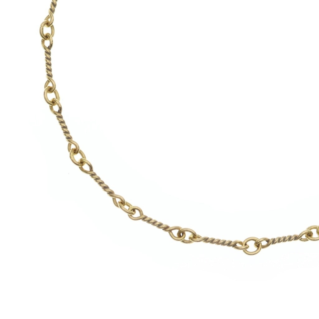 CHROME HEARTS(クロムハーツ) 22K NECKCHAIN T18 ツイストチェーン