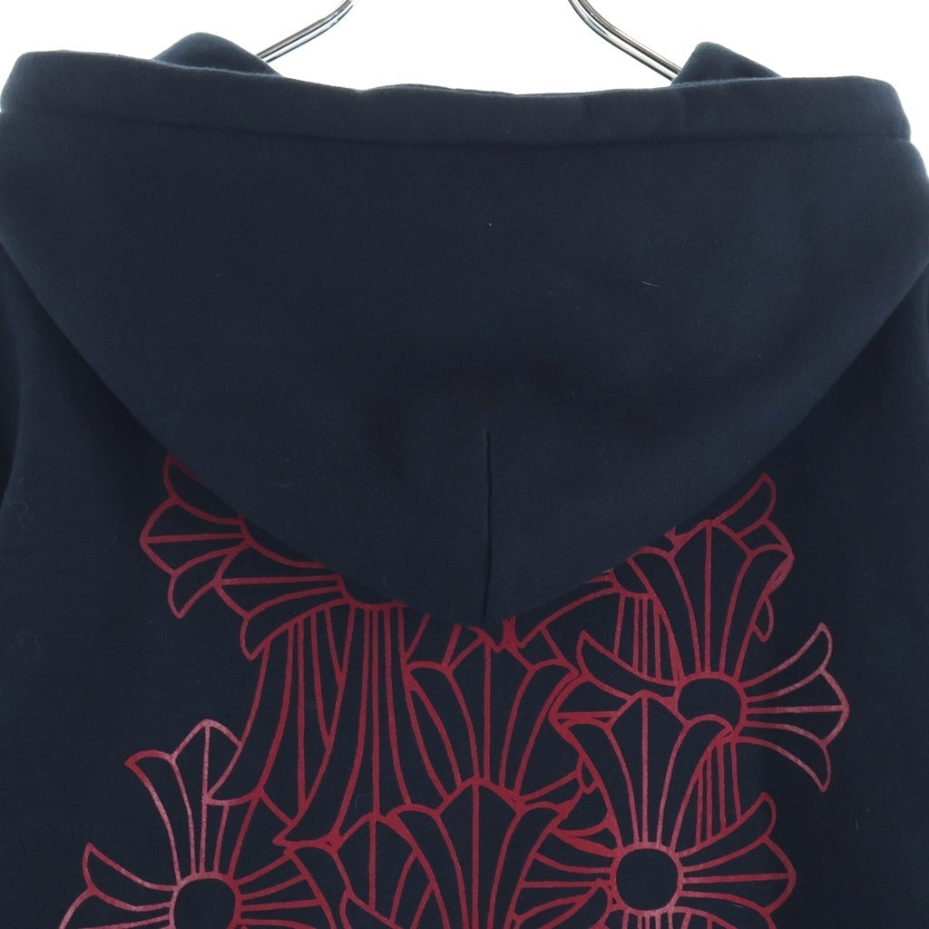 CHROME HEARTS(クロムハーツ) OLD SWTSHIRT HD ZIP オールド バックセメタリークロスプリント ジップパーカー