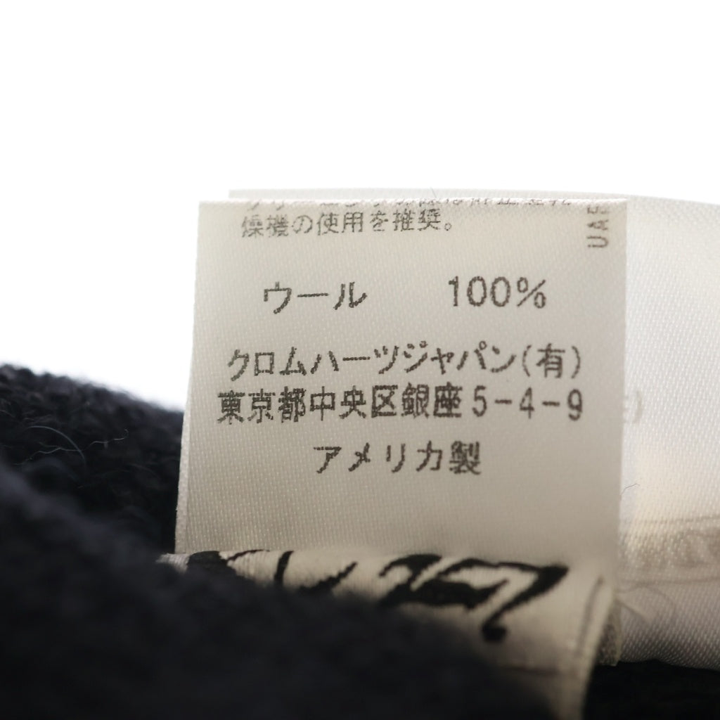 CHROME HEARTS(クロムハーツ) WOOL WATCH CAP CHプラス ホースシューニットキャップ ビーニー帽子 ブラック