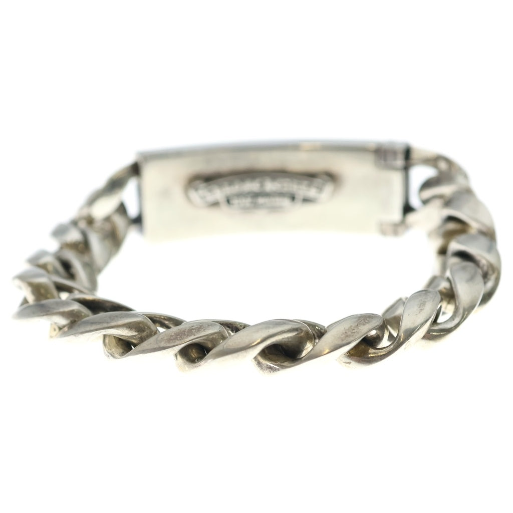 CHROME HEARTS(クロムハーツ) ID FLORAL CRS フローラルクロスIDクラシックリンク ブレスレット 13LINK シルバー BCA164