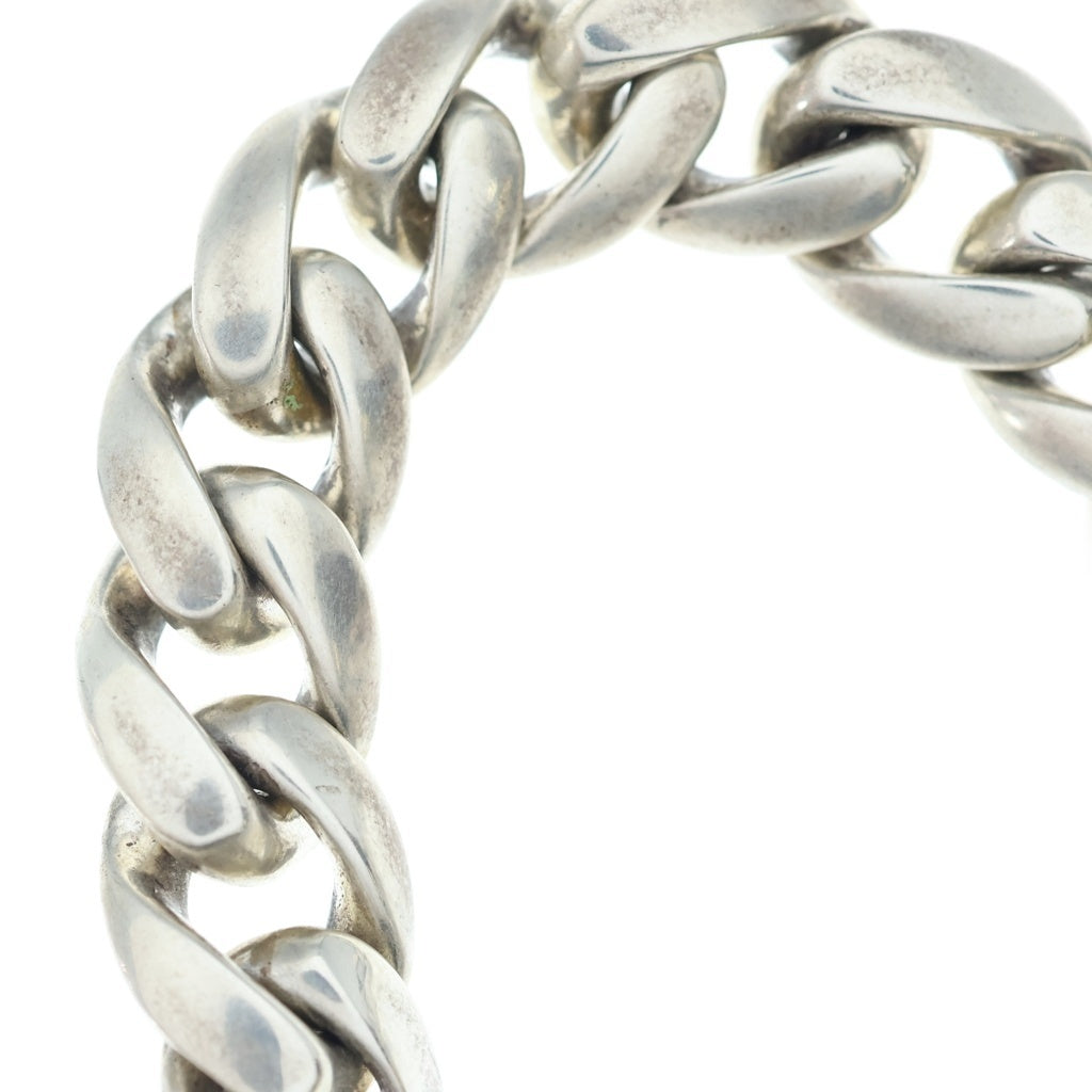 CHROME HEARTS(クロムハーツ) ID FLORAL CRS フローラルクロスIDクラシックリンク ブレスレット 13LINK シルバー BCA164