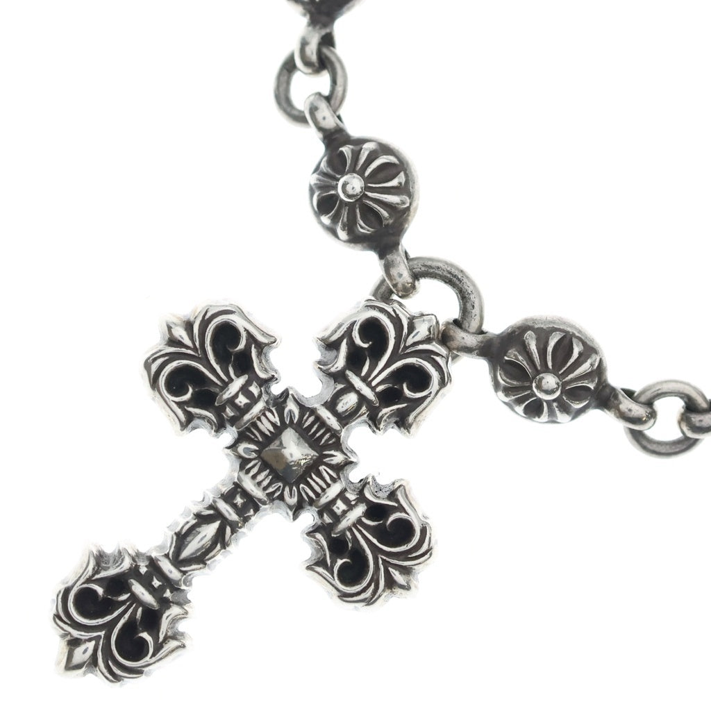 CHROME HEARTS(クロムハーツ) #1 CRSBL CHN FILIG CRS-XSM クロスボールフィリグリークロス ネックレス シルバー 20inch