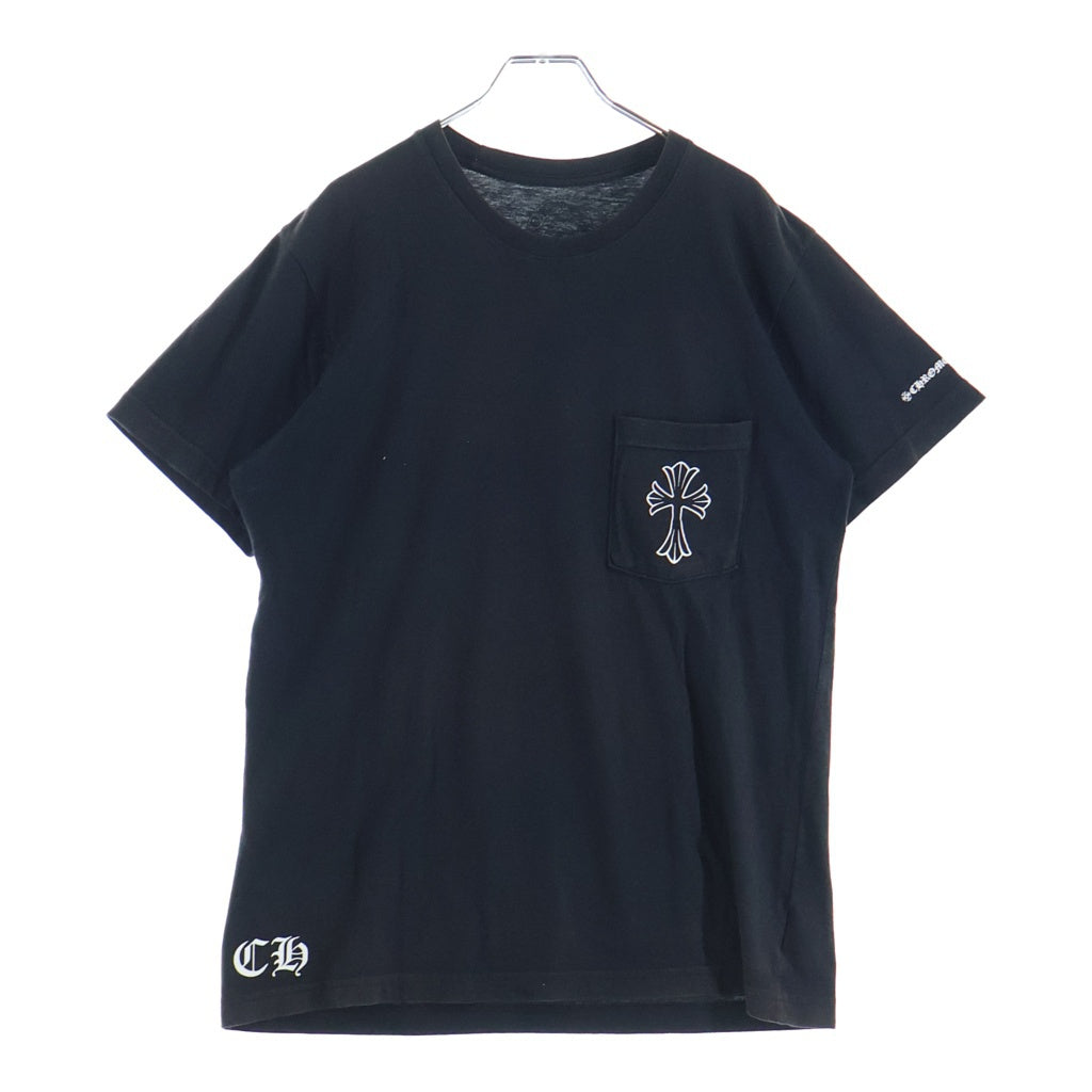 CHROME HEARTS(クロムハーツ) CH S/S バックセメタリーCHクロスプリント 半袖Tシャツカットソー
