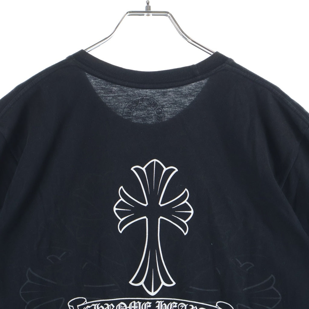 CHROME HEARTS(クロムハーツ) CH S/S バックセメタリーCHクロスプリント 半袖Tシャツカットソー