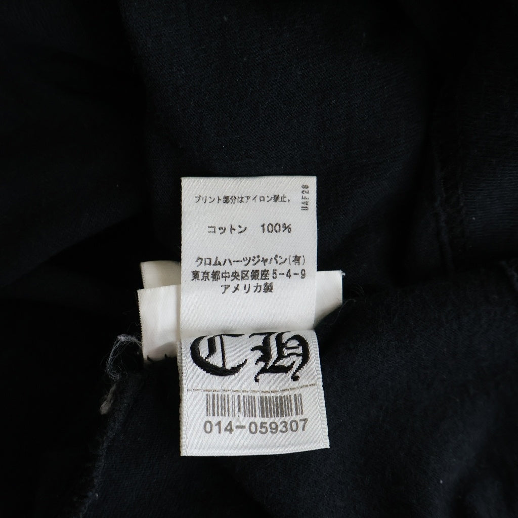 CHROME HEARTS(クロムハーツ) CH S/S バックセメタリーCHクロスプリント 半袖Tシャツカットソー