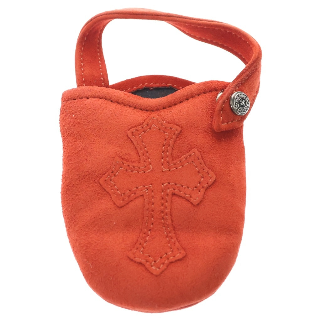 CHROME HEARTS(クロムハーツ) PHONE POUCH フォンポーチ クロスパッチ付きレザーポーチ