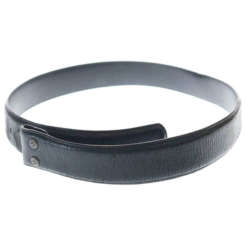 CHROME HEARTS(クロムハーツ) 1.5 STRAP 1.5inchスクロールレーベルリベッツ レザーベルト